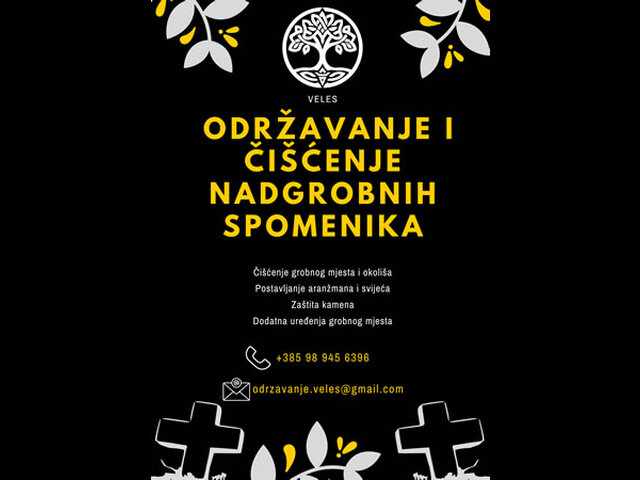 Održavanje i čišćenje nadgrobnih spomenika