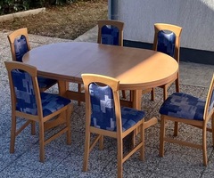 Stol i 6 stolice