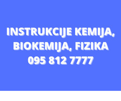 INSTRUKCIJE IZ KEMIJE, OPĆE, ORGANSKE, FIZIKALNE, ANORGANSKE, ANALITIČKE, BIOKEMIJE