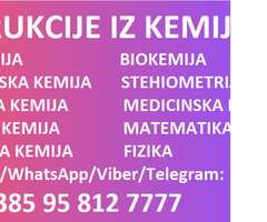 INSTRUKCIJE IZ KEMIJE, OPĆE, ORGANSKE, FIZIKALNE, ANORGANSKE, ANALITIČKE, BIOKEMIJE